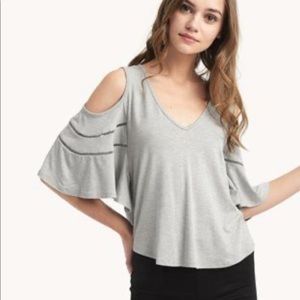 Ella Moss Bella Cold Shoulder Grey XS